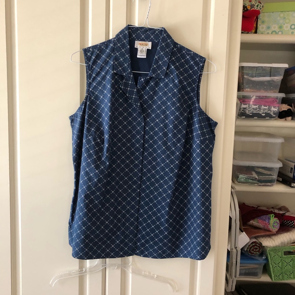 TalbotsSleeveless cotton shirt